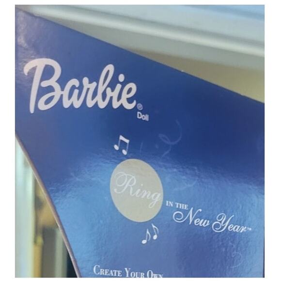 Vintage 2001 Ring in the New Year Holiday Barbie NIB - Picture 5 of 9